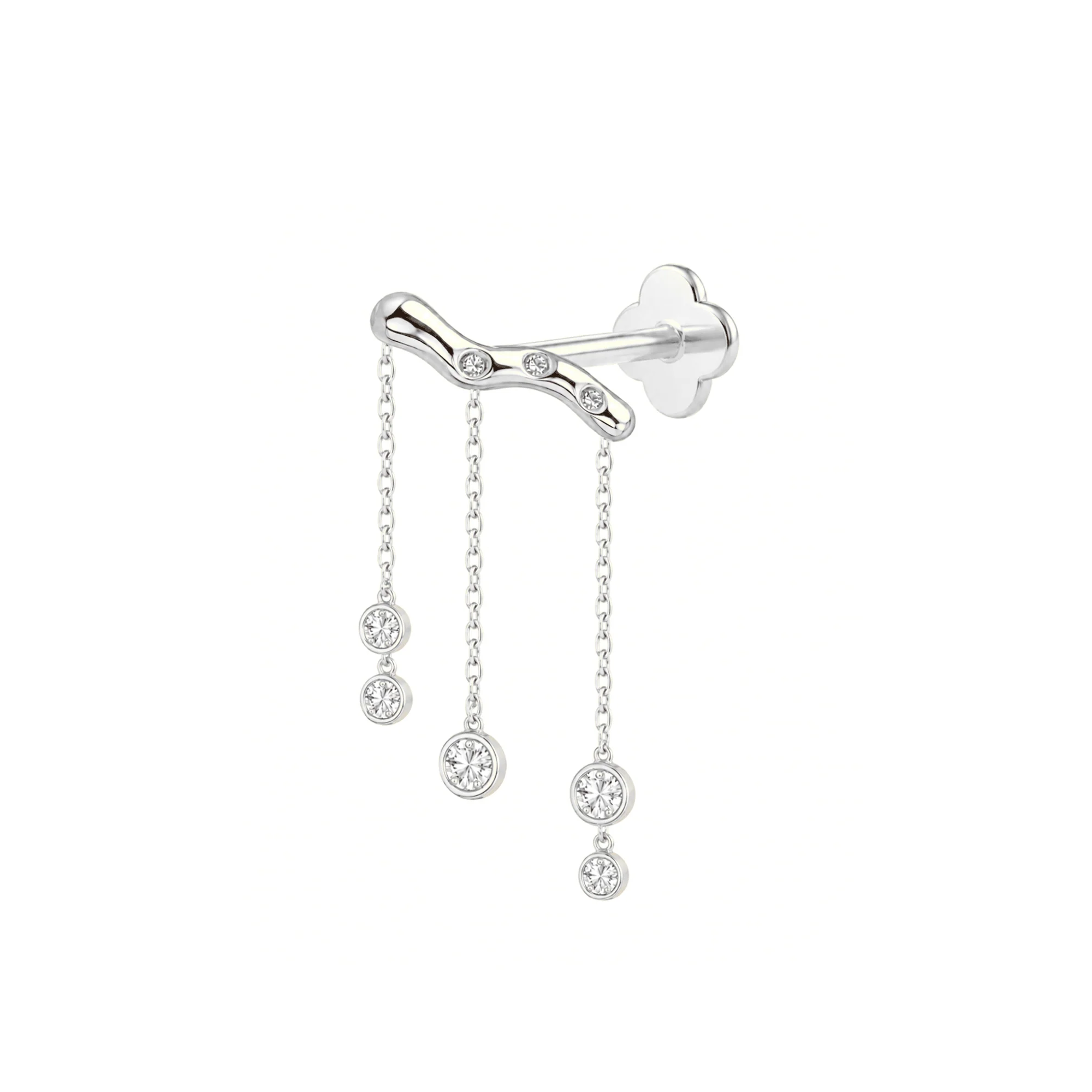 Trickle Flatback Silver